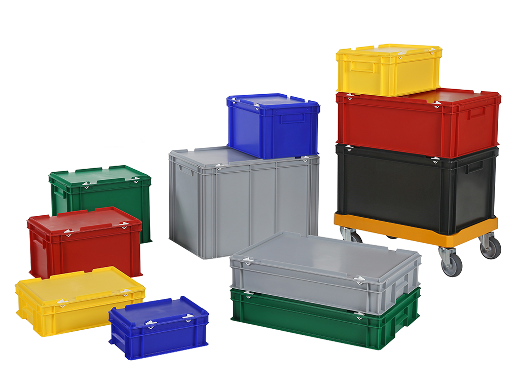 Euroboxen in verschiedene Farben